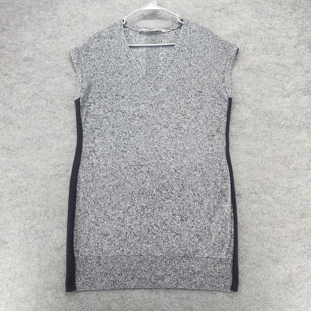 Athleta Dress Womens Medium Sleeveless V Neck Gray